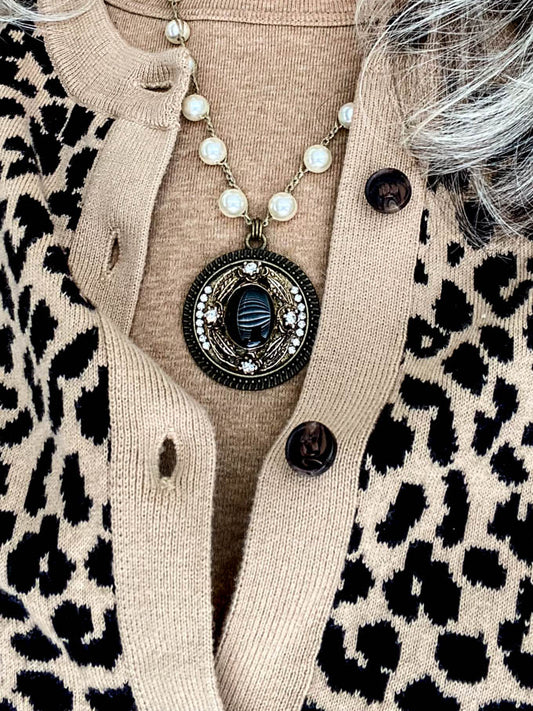 Repurposed Jewelry and Animal Prints?