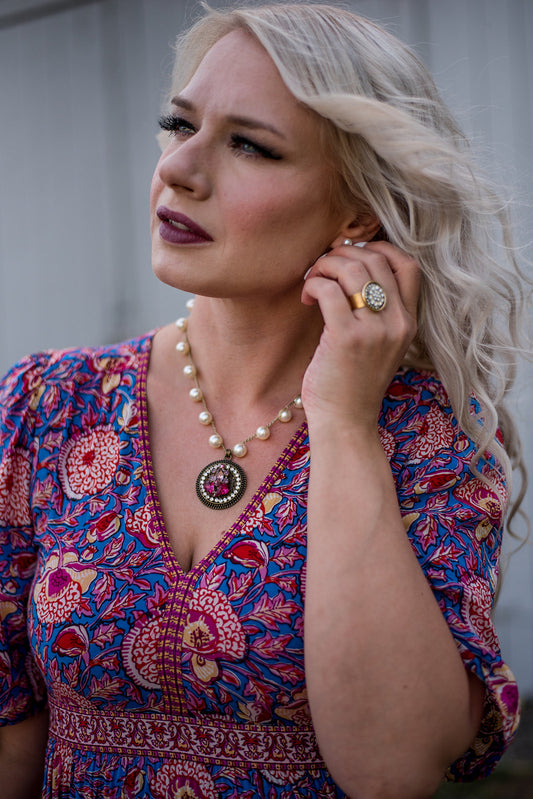 Go Ahead, Wear Pink! (Pearls & Vintage too!)