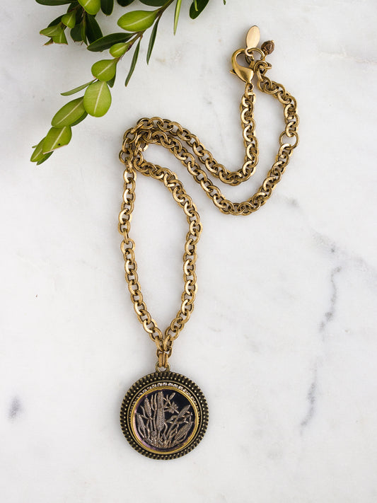 Antique Button Mystery - Is it a Butterfly or a Dragonfly?