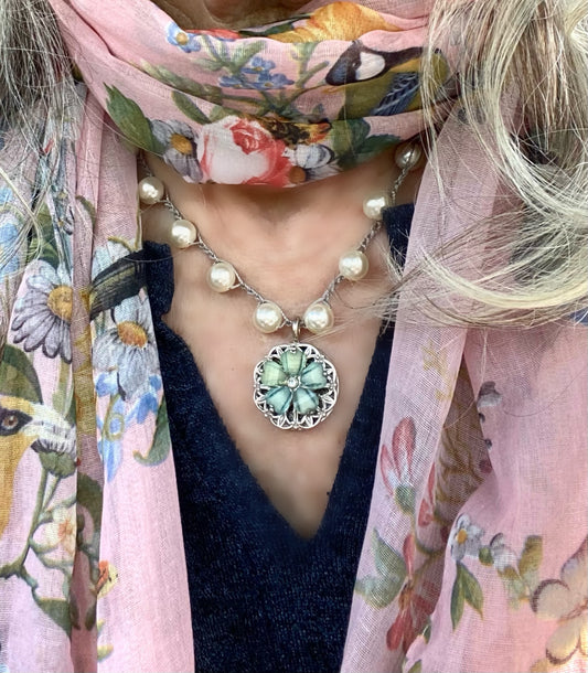 Beloved Mom's Earring Becomes an Heirloom Necklace