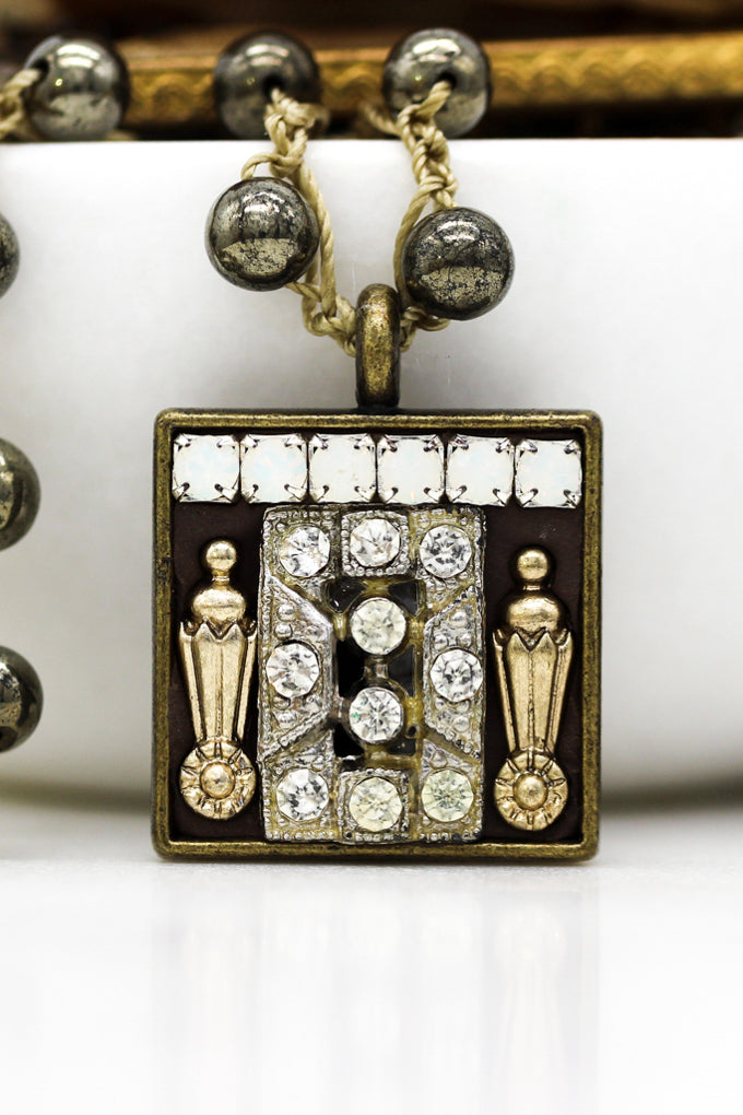 Repurposed One-of-a-Kind Art Deco Necklace