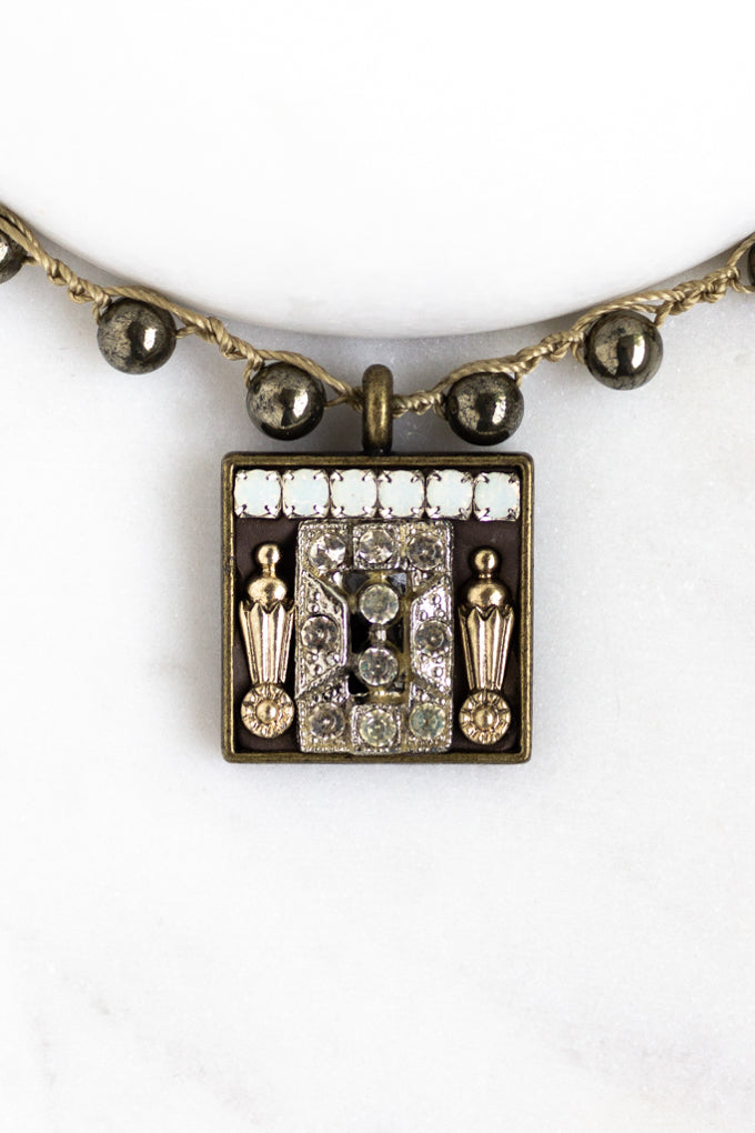 Repurposed One-of-a-Kind Art Deco Necklace
