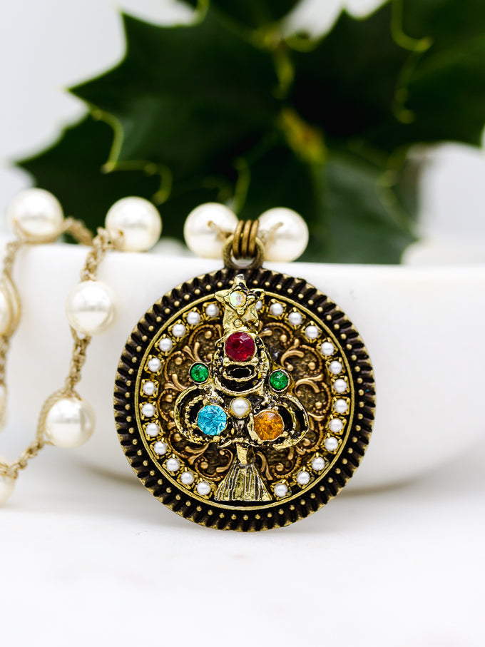 Christmas Tree Necklace