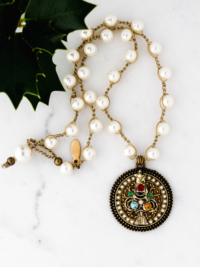 Christmas Tree Necklace