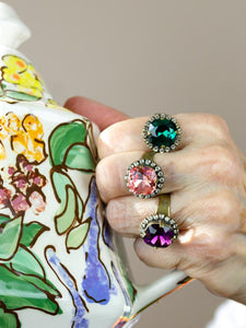 Colorful crystal halo rings!