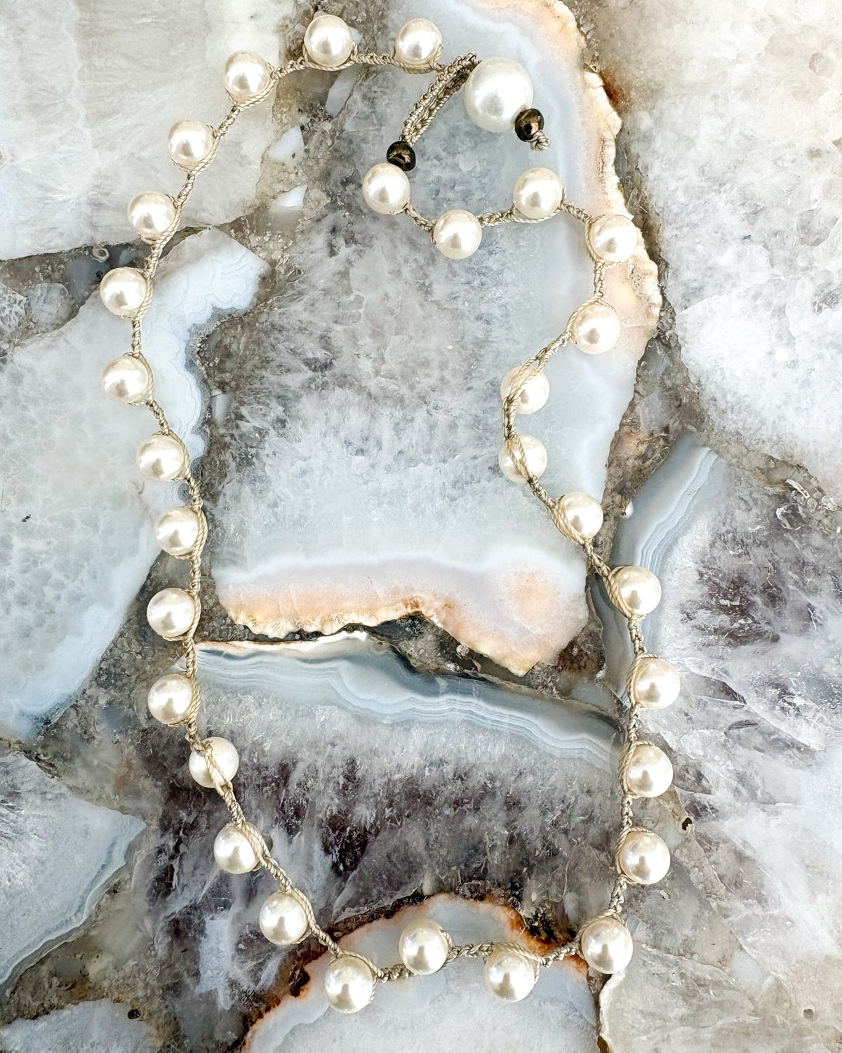 Versatility Antique Button Necklace