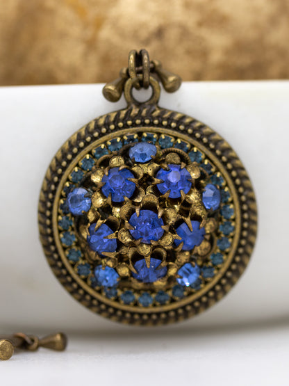 Royal Blue Vintage Necklace