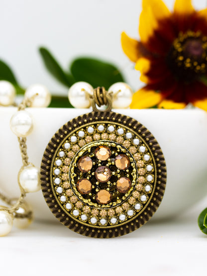 Treasure of the Month! Vintage Amber Piece Necklace