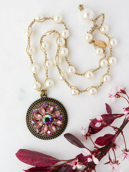 Flowering Plum Vintage Necklace
