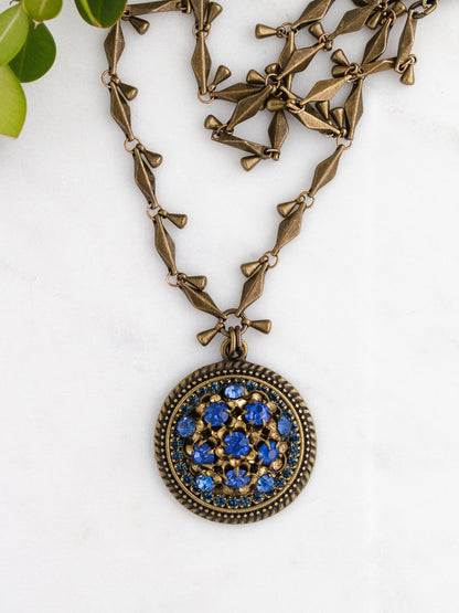 Royal Blue Vintage Necklace