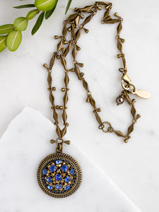 Royal Blue Vintage Necklace