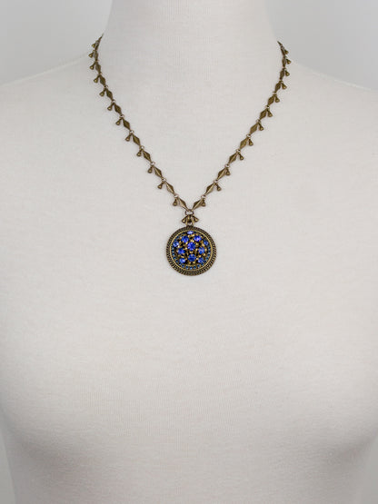 Royal Blue Vintage Necklace