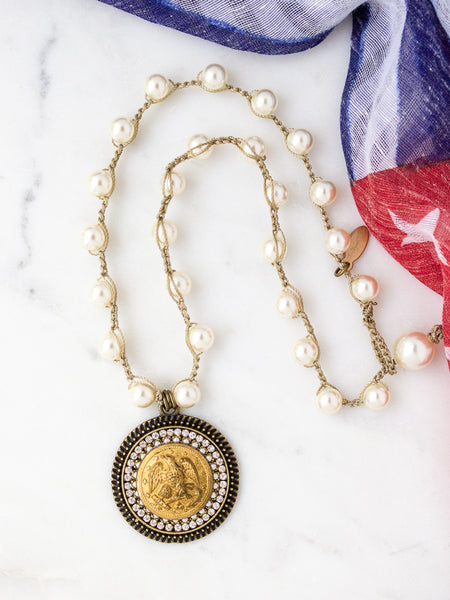 U. S. Navy Antique Button Necklace